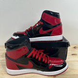 Air Jordan 1 Retro High OG Patent Bred Sz 8.5