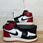 Air Jordan 1 High Black Toe Sz 7Y