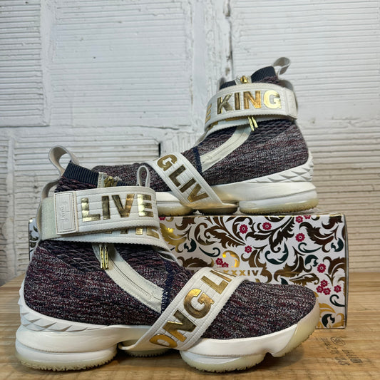 Nike LeBron 15 Lifestyle KITH Stained Glass Sz 10.5