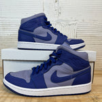 Air Jordan 1 Mid Iron Purple Sz 9.5 (11W)