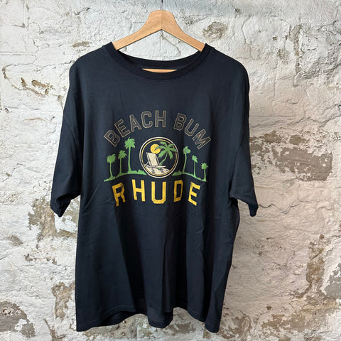 Rhude Beach Bum T-shirt Black Sz L