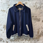 Rhude Boys Navy Varsity Jacket Sz XL