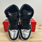 Air Jordan 1 Retro High Silver Toe Sz 10 (11.5W)