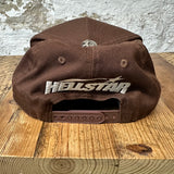 Hellstar Rhinestone Logo Brown Hat