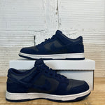 Nike Dunk Low Navy Blue Suede Sz 10.5