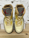 Air Jordan 5 Off White Sail Sz 13