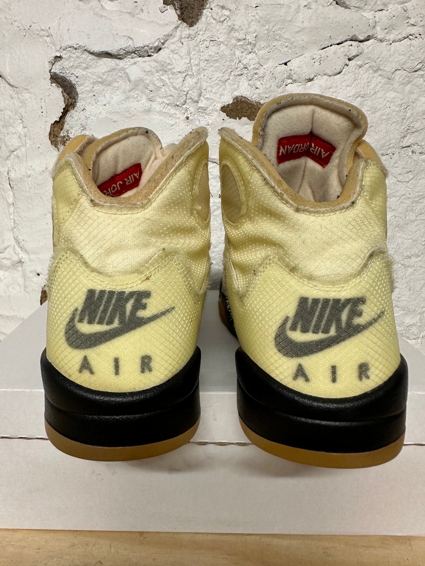 Air Jordan 5 Off White Sail Sz 13