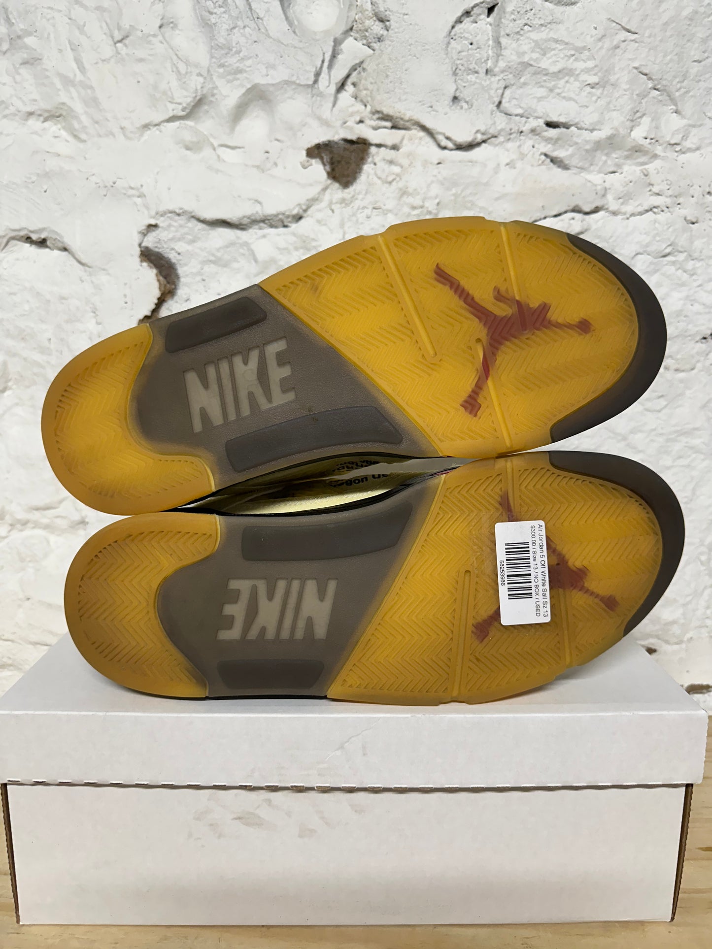 Air Jordan 5 Off White Sail Sz 13