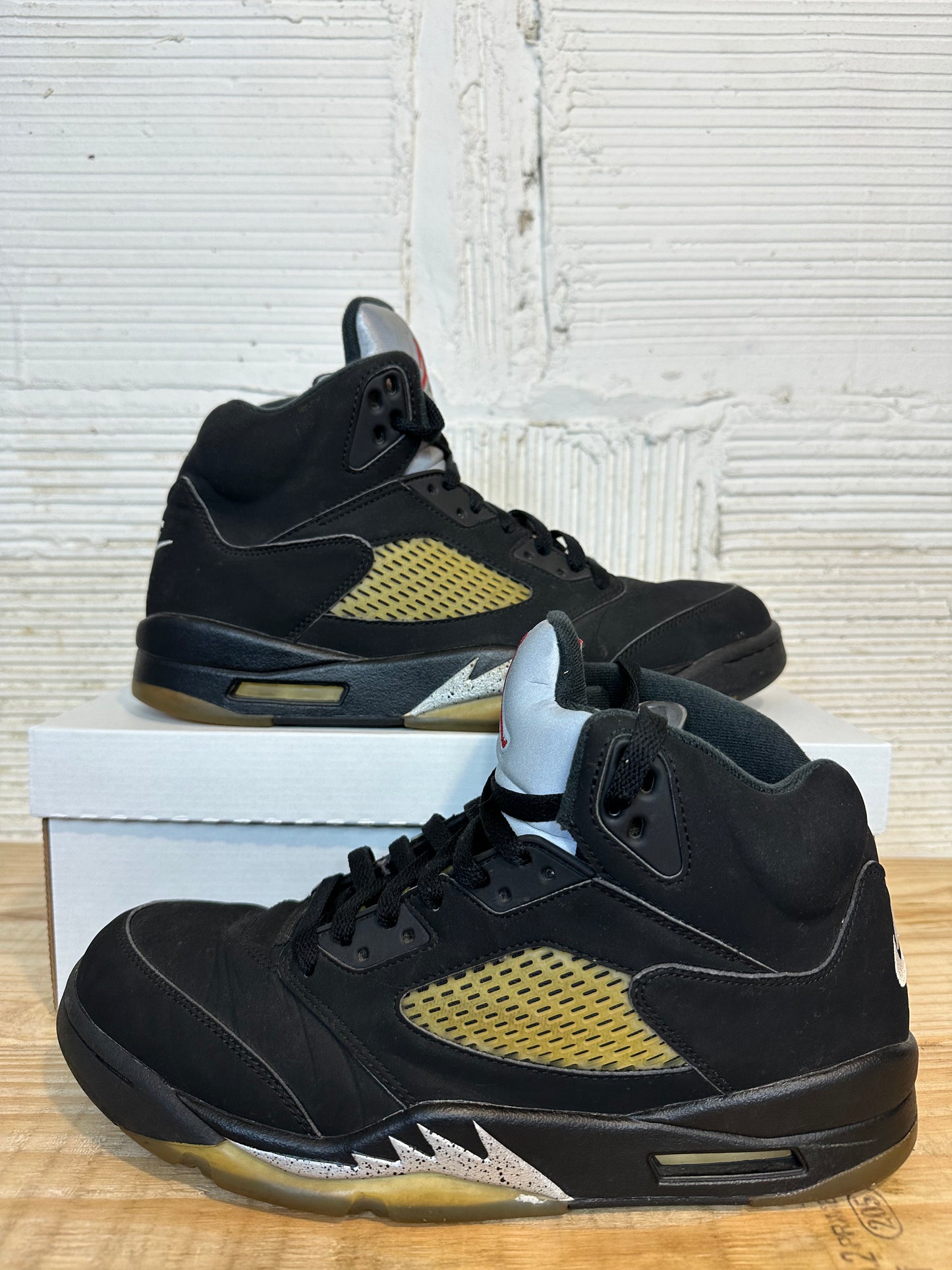 Air Jordan 5 Black Metallic Sz 11
