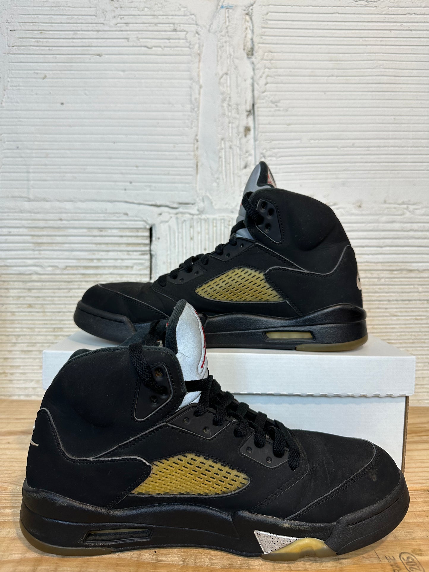 Air Jordan 5 Black Metallic Sz 11