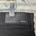 Amiri Knee Rip Black Denim Jeans Sz 36