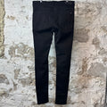 Amiri Knee Rip Black Denim Jeans Sz 36