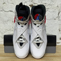 Air Jordan 8 White True Red Sz 10 DS