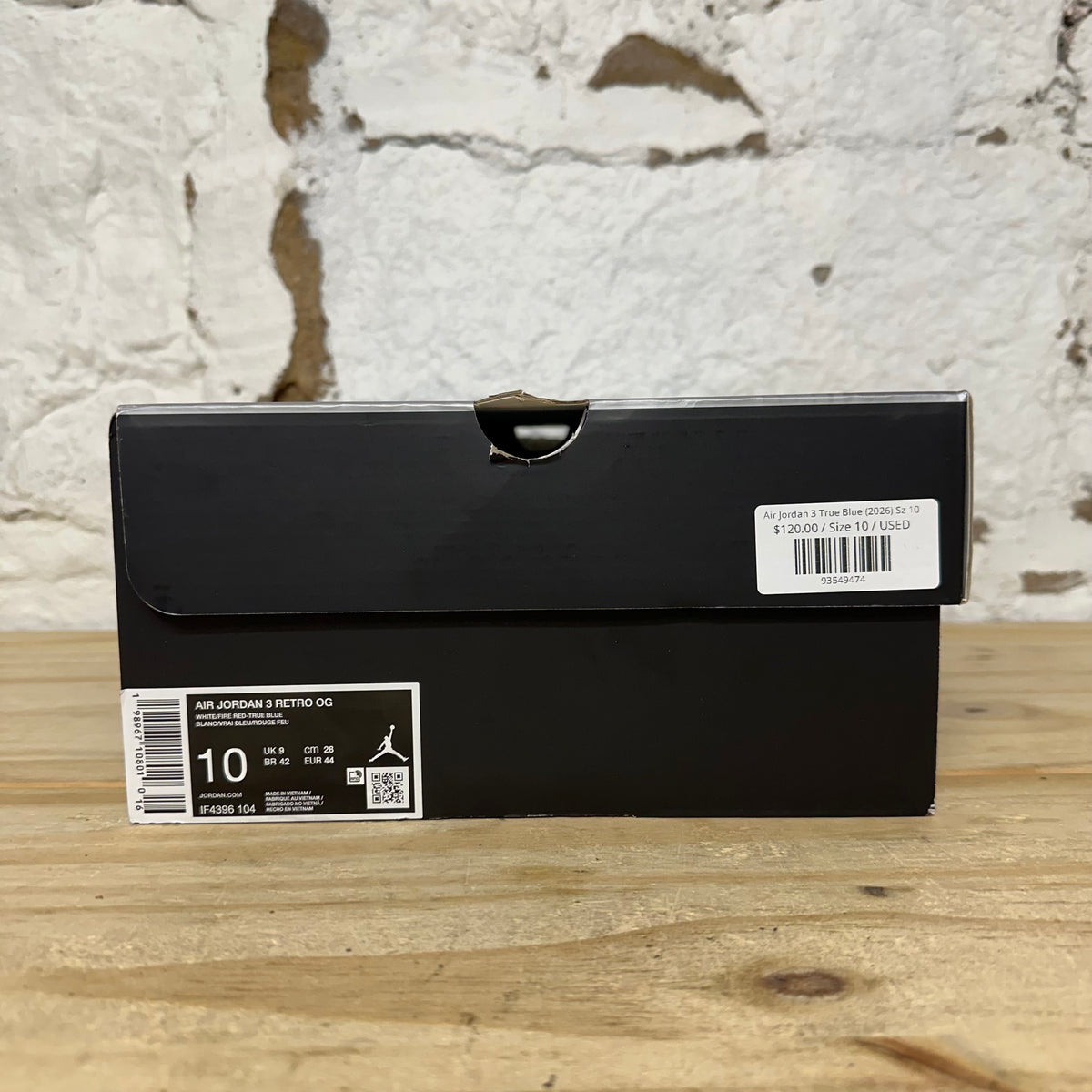 Air Jordan 3 True Blue (2026) Sz 10
