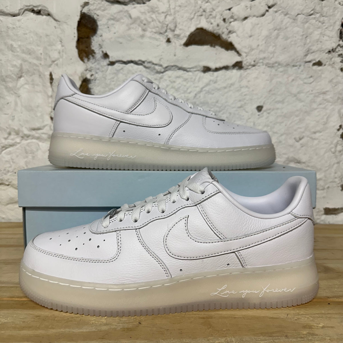 Nike Air Force 1 Drake NOCTA Certified Lover Boy White Cobalt Tint Sz 10.5 DS