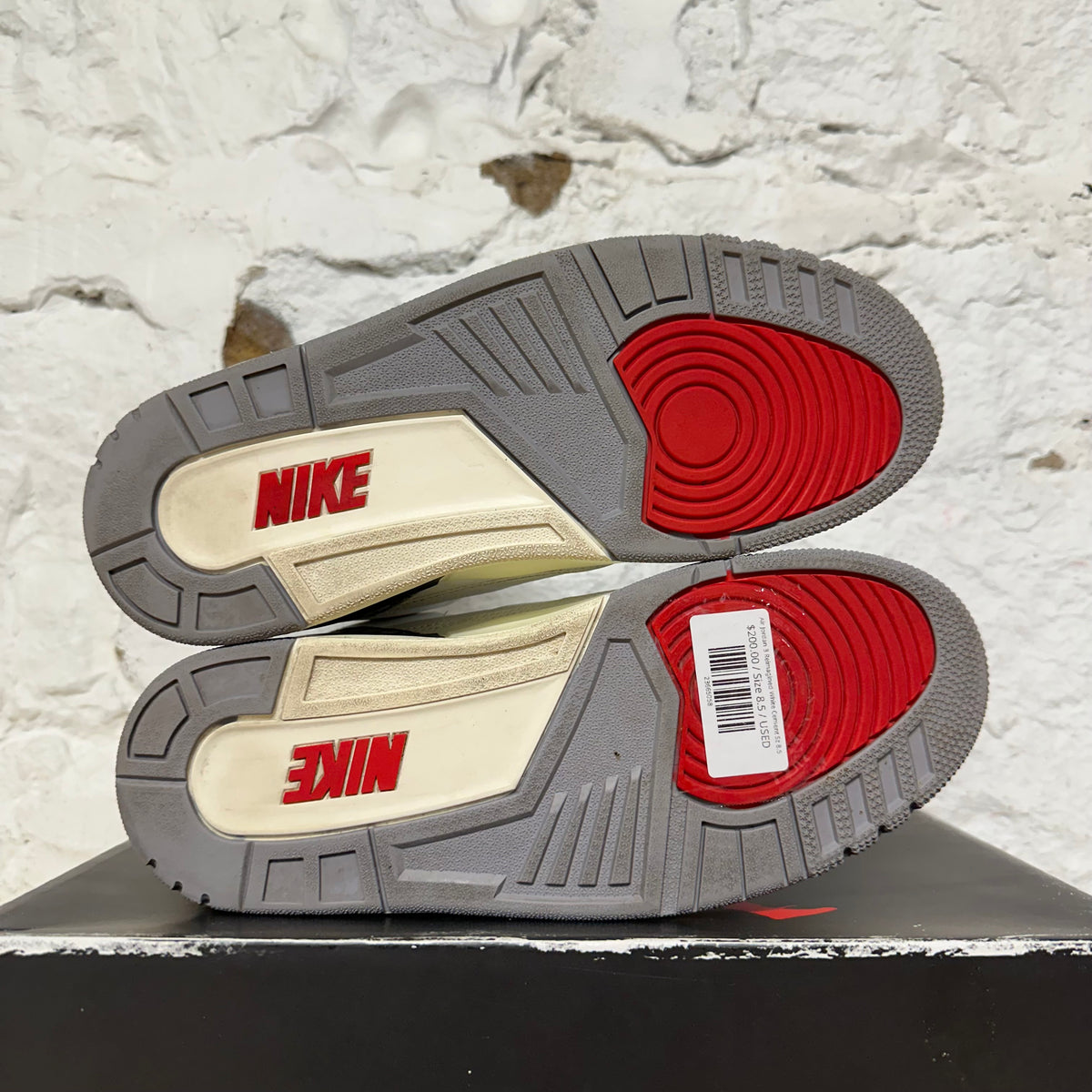 Air Jordan 3 White Cement Reimagined Sz 8.5