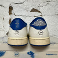 Air Jordan 1 Low Fragment x Travis Scott Sail Military Blue Sz 10.5