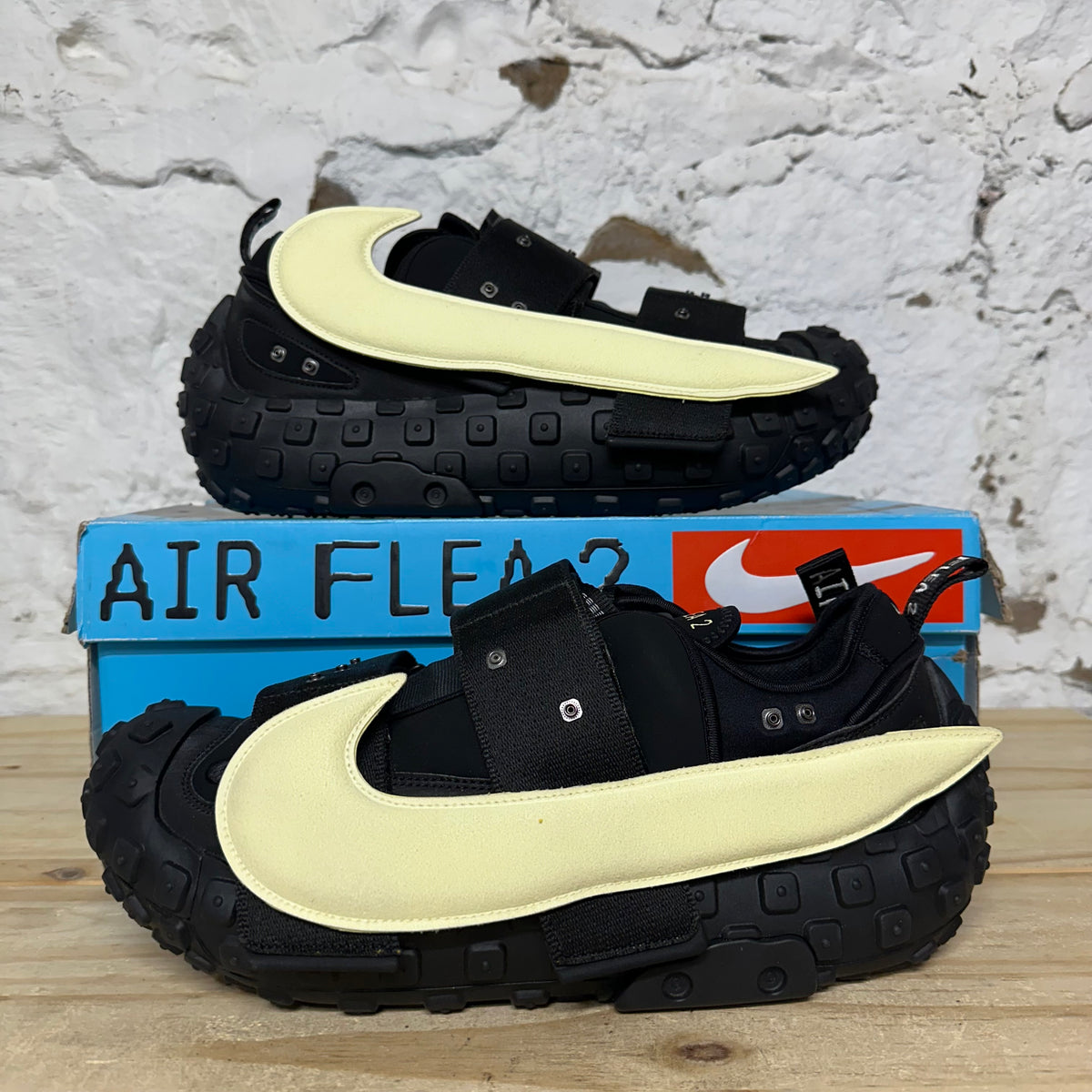 Nike CPFM Air Flea 2 CPFM Black Alabaster Sz 12
