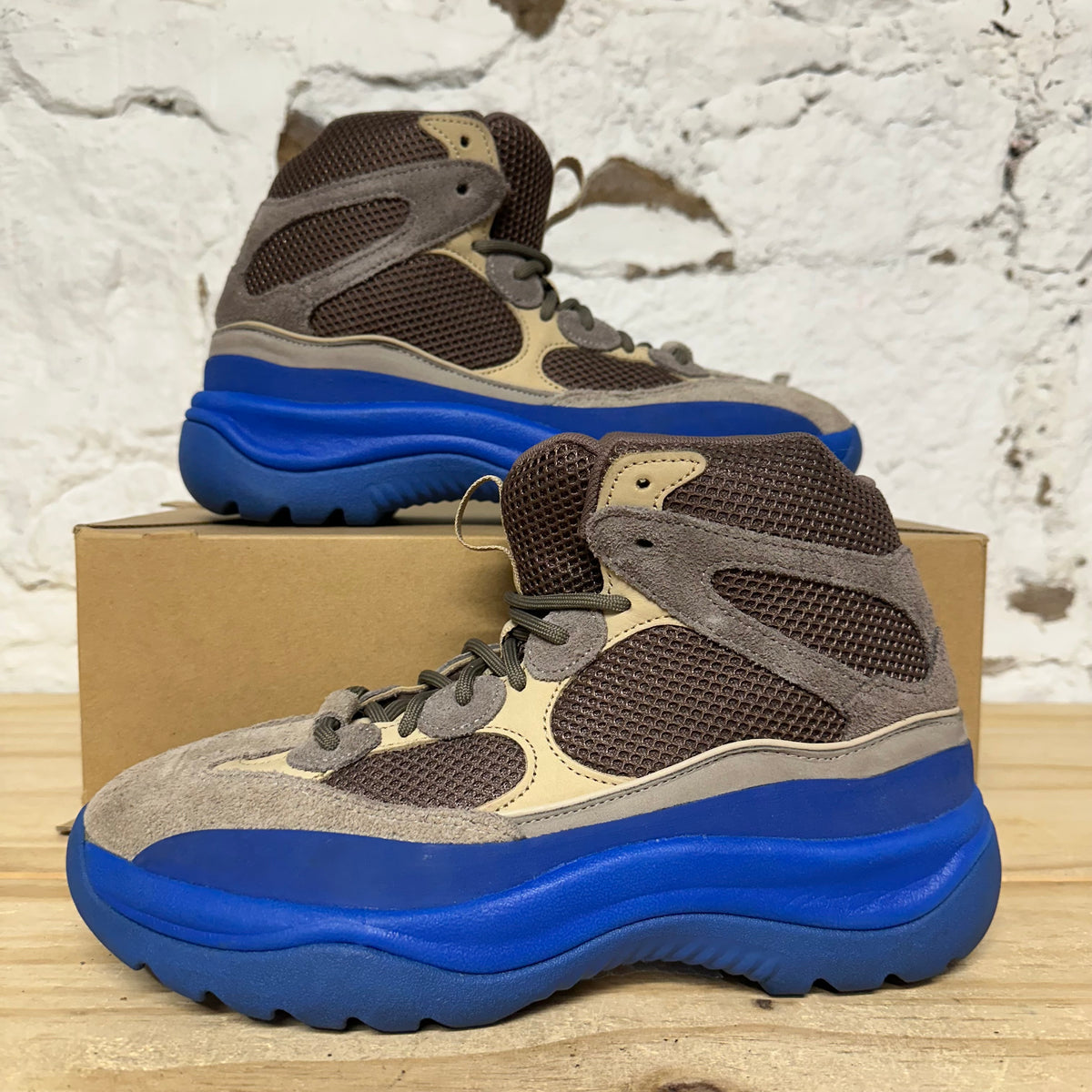 Yeezy Desert Boot Taupe Blue Sz 9.5