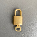 LV Brass Lock and Key
