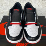 Air Jordan 1 Low Black Toe Sz 12 DS