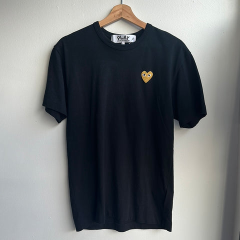 CDG Black T-Shirt Size L