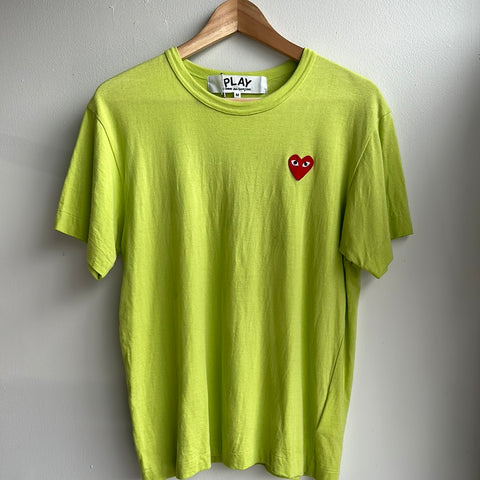 CDG Green T-Shirt Sz M