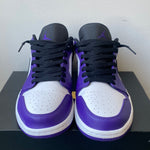 Air Jordan 1 Low Court Purple Size 10